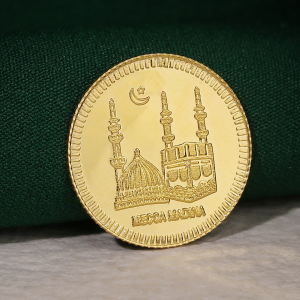 22 KT 8 GRM Divine Saleena Gold Coin -916